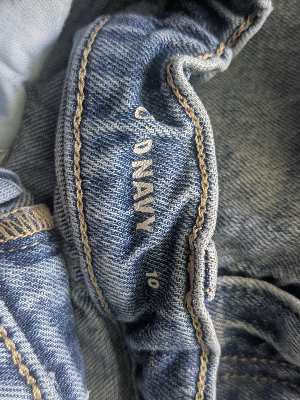 Old Navy Kids Light Pink and Light Blue Denim Shorts Set